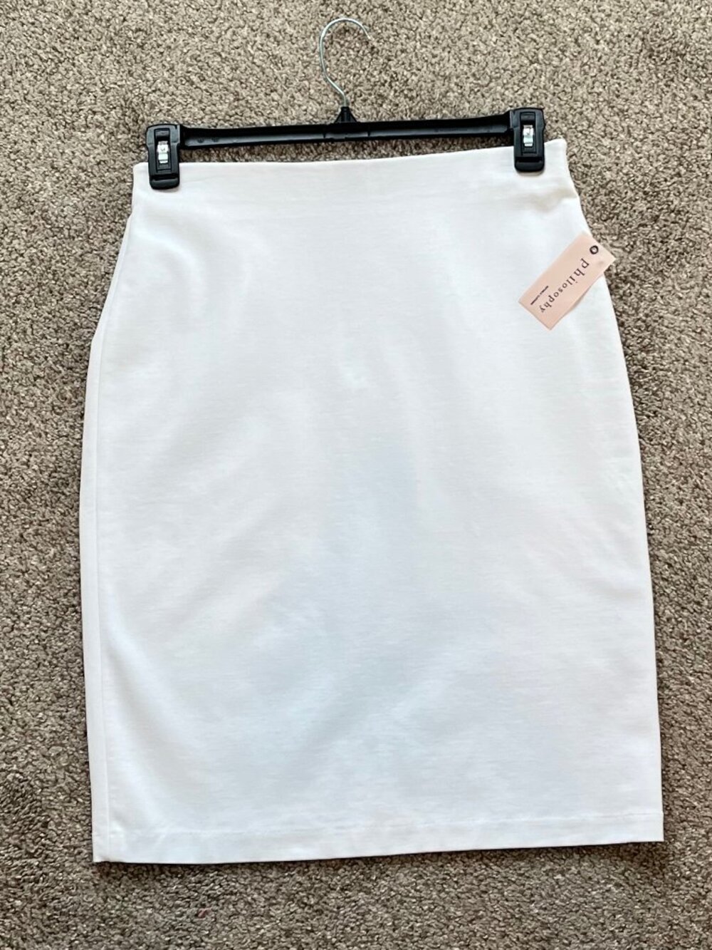 NWT Philosophy White Skirt Size 8
